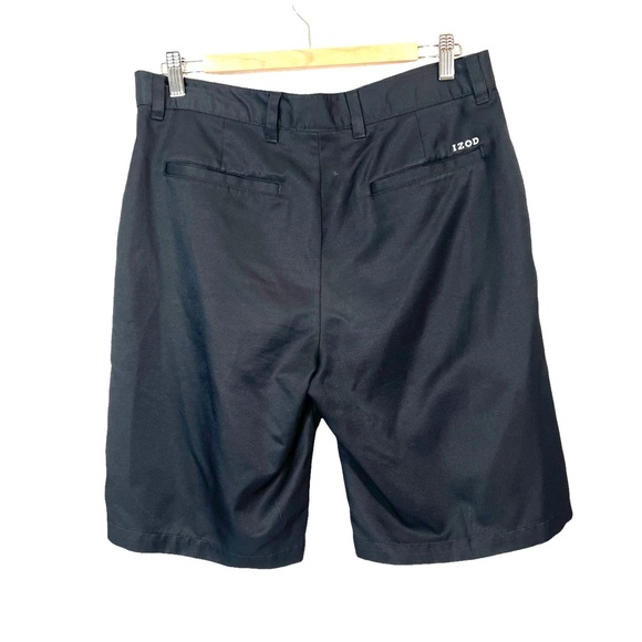Izod Golf Performance Shorts Black 32 - Picture 2 of 6